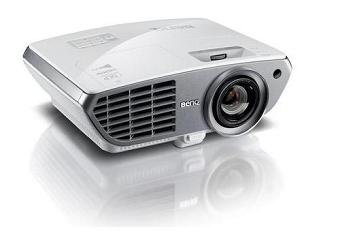 Videoproiector BENQ W1300, DLP 3D, Full HD, 2000 lm, 10.000:1, boxe, telecomanda, 3,4 Kg, resigilat