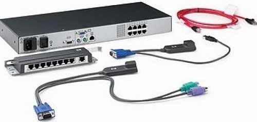 HP Server Console 0x2x8 Port Analog Switch