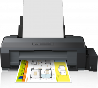 Imprimanta inkjet color CISS Epson L1300, dimensiune A3+, 15ppm alb-negru, 5,5ppm color