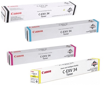 Toner Canon EXV34Y, yellow, capacitate 19.000 pagini, pentru IR Advance C2020/2030