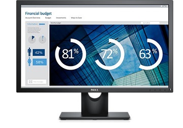 Monitor Dell SE2416H, 24 inch, 1920x1080 la 60 Hz, 16:9, 1.000:1, 250 cd/m2, 6 ms, VGA,DVI-D, negru
