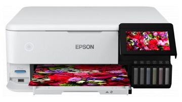 Multifunctional inkjet color foto CISS Epson L8160, A4, 16 ppm, imprimare pe CD, 6 culori, LCD