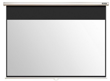 Ecran proiectie electric ACER 100 in, 16:10, dimensiuni totale 221x159 cm, greutate 10 kg, telecomanda, culoare alb mat