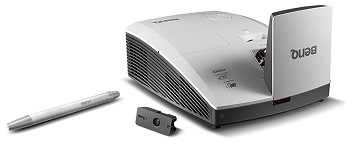 Videoproiector interactiv BENQ MH856UST, DLP, Full HD, 3500 lm, 10.000:1, HDMI, telecomanda, boxe, 5,3 Kg