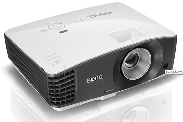 Proiector BENQ MW705, DLP 3D, WXGA, 4000 lumeni, 13.000:1, boxa 10W, telecomanda, alb
