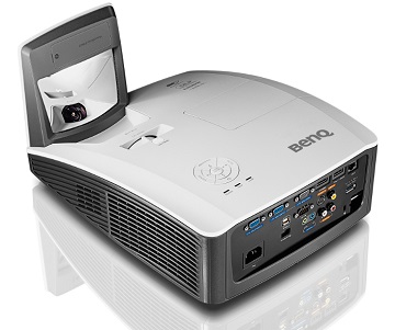 Videoproiector BENQ MX855UST, Ultra Short Throw, DLP 3D, WXGA,, 3500 lm, 10.000:1, kit montaj, alb