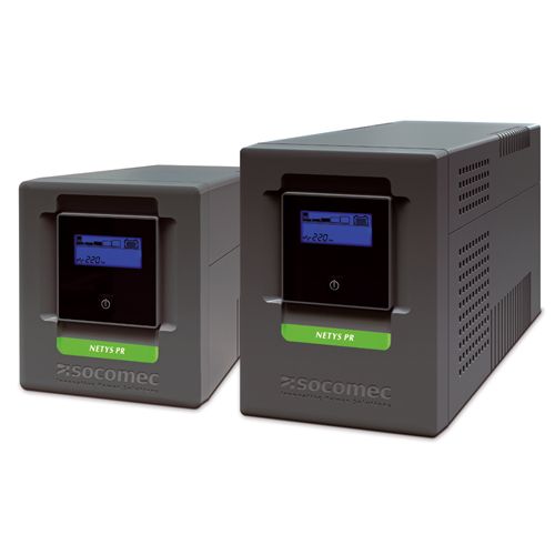 UPS Socomec NeTYS PR MT 1500VA/1050W, LCD, Sinusoida pura, Tower, 6 x IEC 320 C13, USB, RJ-45