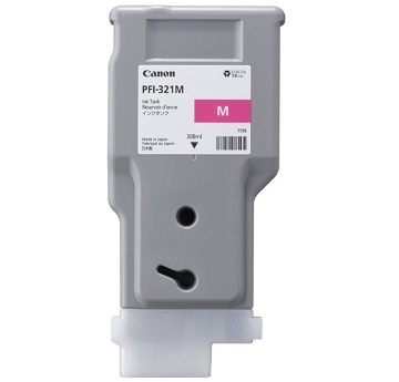 Cartus cerneala Canon PFI-321M, magenta, capacitate 300ml, pentru Canon TM-255, TM-240, TM-340