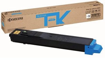 Toner Kyocera TK-8115C; cyan, 6,000 pag. A4 5% (ECOSYS M8124cidn, M8130cidn)