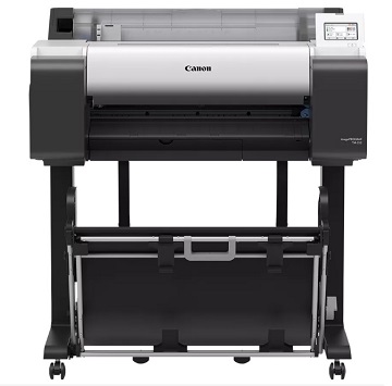 Plotter Canon imagePROGRAF TM-255 + Stand, format A1, 5 culori, 2GB + HDD 500GB, cutter, USB + LAN + Wi-Fi