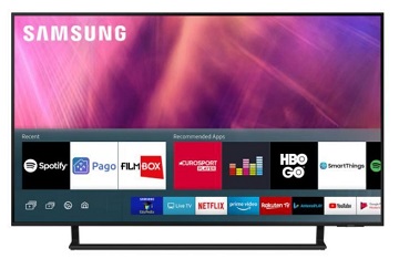 Televizor LED Samsung UE43AU9072UXXH, 108 cm, Smart, 4K UHD, Wi-Fi, Negru