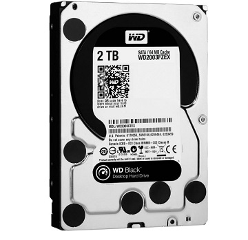 HDD Western Digital Black WD2003FZEX, 2TB, 7200rpm, 64MB, SATA 6GB/s