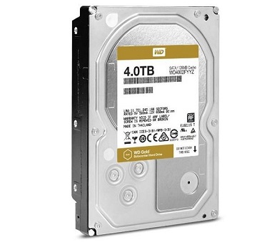 HDD Western Digital WD4002FYYZ, 4TB, WD GOLD, SATA 6GB/s, 7200RPM, 128MB