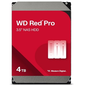 HDD intern Western Digital, 3.5in, 4TB, RED PRO NAS, SATA3, 7200rpm, 256MB
