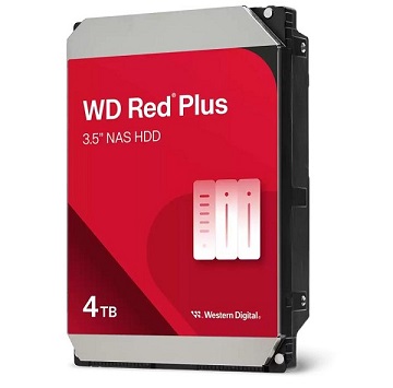 HDD intern WD, WD40EFZZ, 3.5, 4TB, Red Plus NAS, 3.5, SATA3, 5400rpm, 128MB