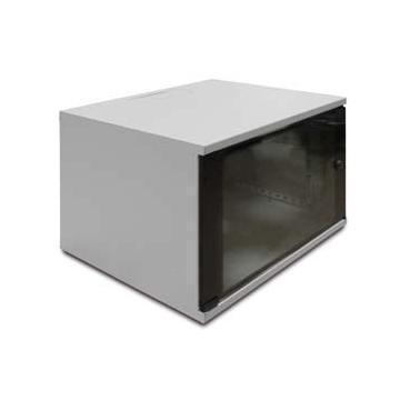 Cabinet metalic 19 inch Single Wall Mount Enclosure without openable side panels 18U 600X450mm, Canovate